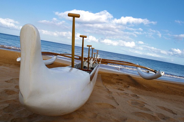 Paddle a traditional Hawaiian outrigger canoe